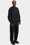 JOE CHIA | AW24 - Oversized dip pocket crewneck sweatshirt