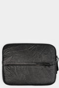 Isaac Sellam | AW25- Bonded leather laptop case, ORDI