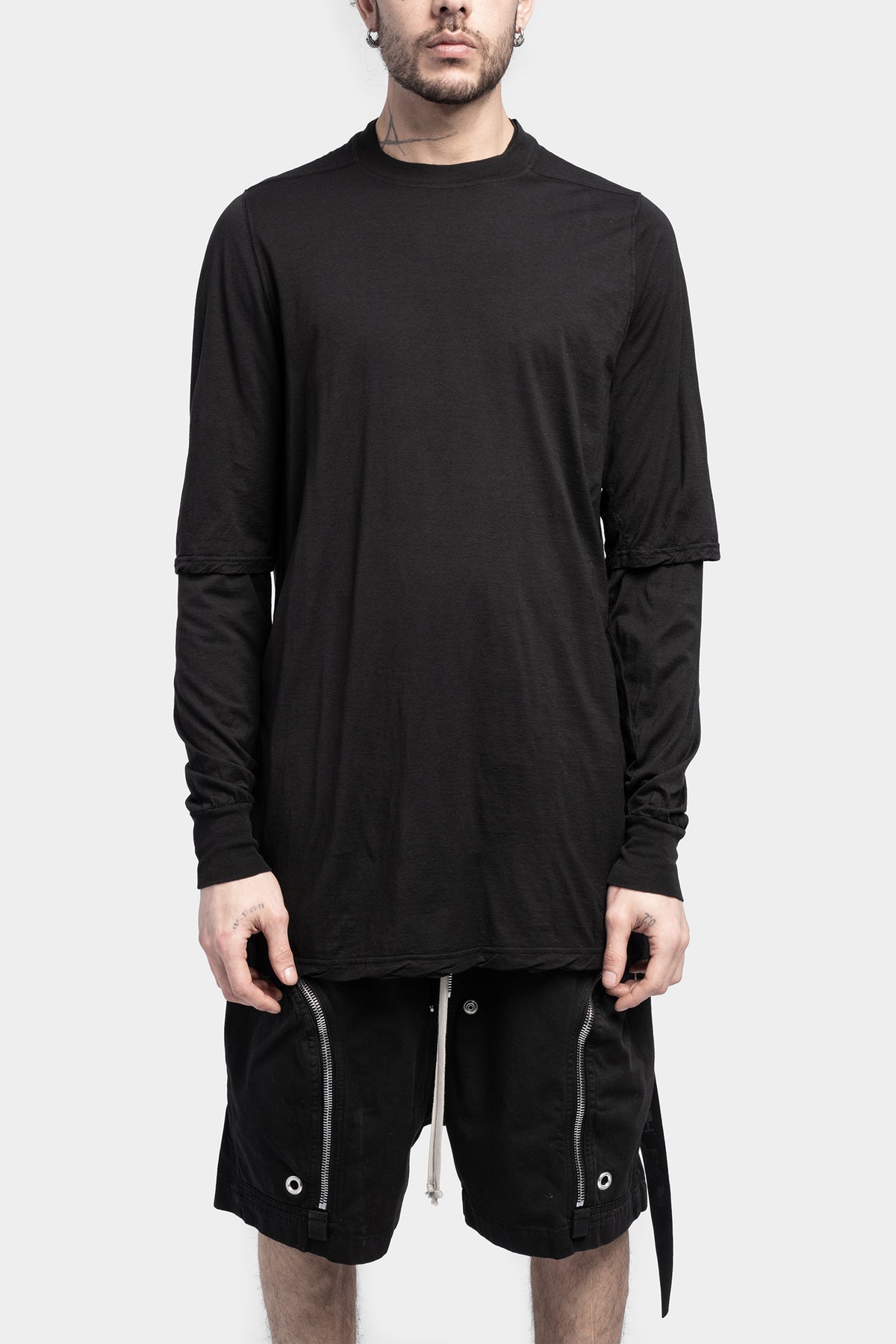 Rick Owens DRKSHDW | SS24 - Hustler sweater, Gauze Cotton Jersey