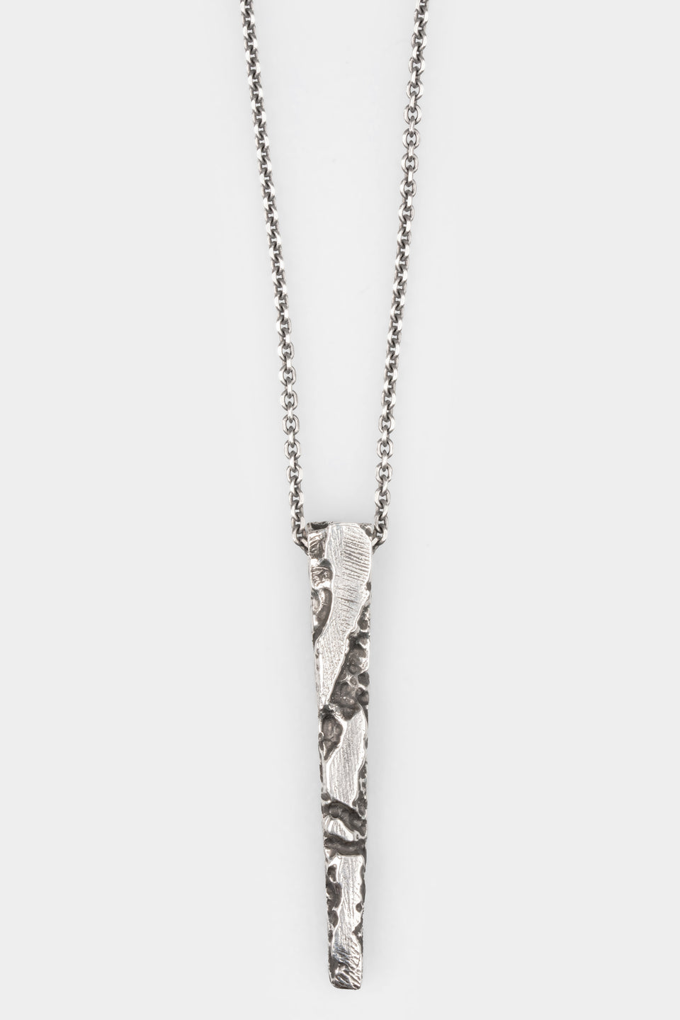Furor silver pendant necklace