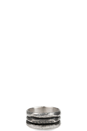 Enri Mars | Black diamond crest ring