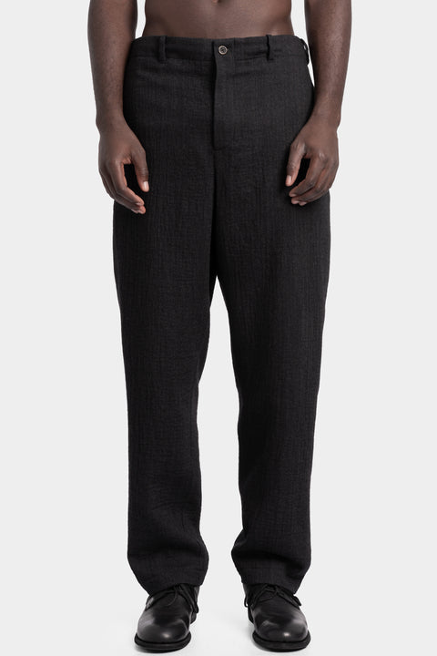 Forme D'Expression | AW25 - Structured wool pull-on pants, HP036 B35F