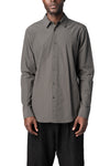 Forme D'Expression | AW26 - Slim sutured cotton shirt, Carbon US038