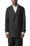 Forme D'Expression | AW26 - Semi double breasted wool linen car coat, HC021