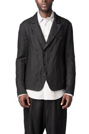 Forme D'Expression | AW26 - Cropped wool linen mess jacket, UG073