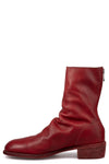 GUIDI - Back zip leather boots 788X, 1006T Blood Red