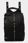 GUIDI | PG2 Lined zip leather backpack