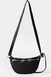 Guidi Small leather belt bag, Black Q100
