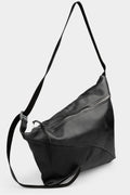 Werkschwarz | Large geometric leather shoulder bag | WERK 21P