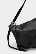 Werkschwarz | Large geometric leather shoulder bag | WERK 21P