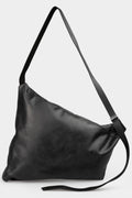 Werkschwarz | Large geometric leather shoulder bag | WERK 21P