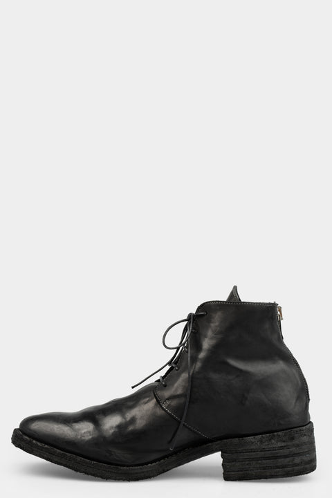 Incarnation Low top laced leather boots w back zip