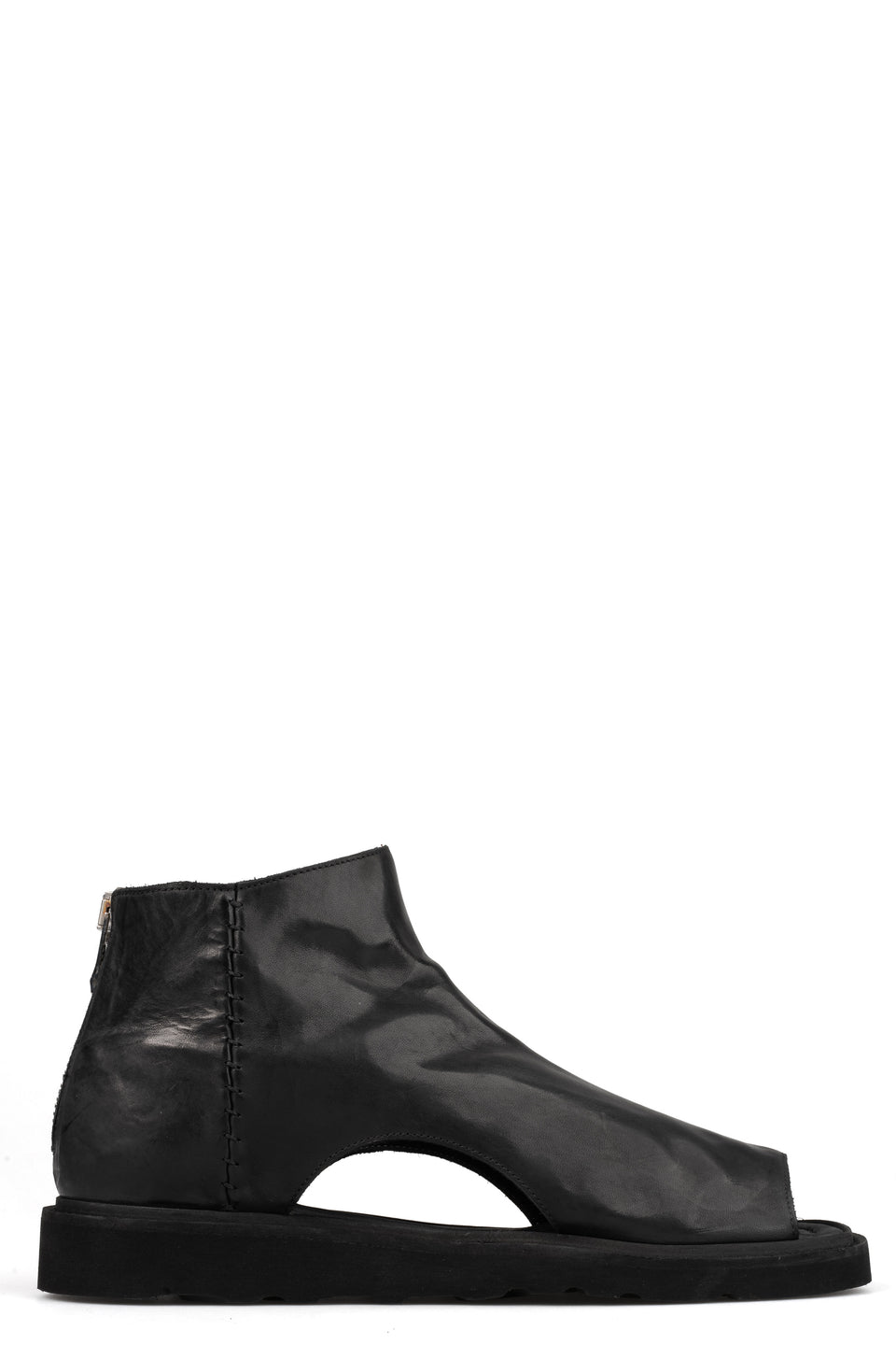 Open toe leather sandals