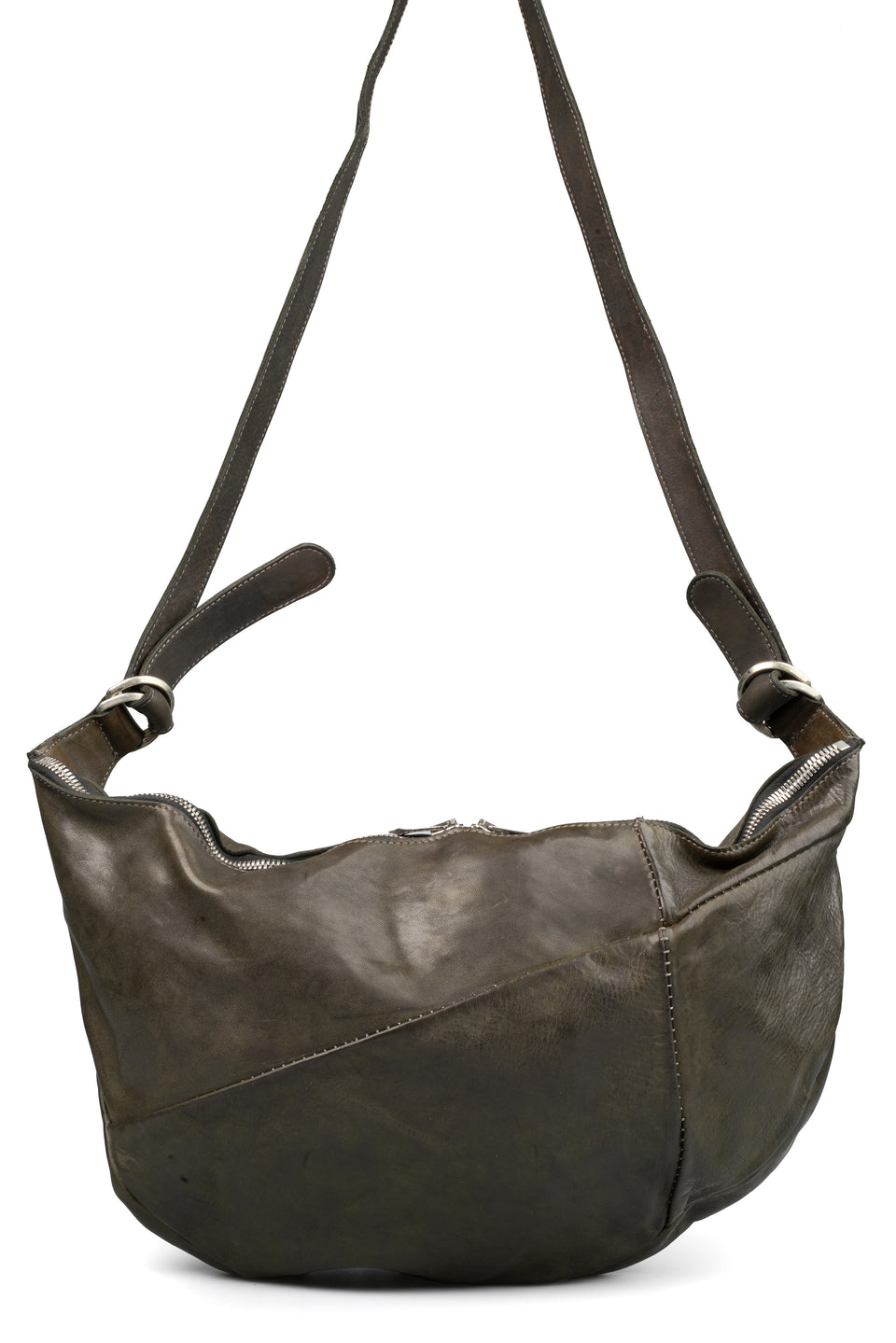 Leather shoulder bag