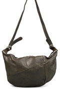 Incarnation | Leather shoulder bag, 11V-9757 Green