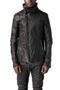 Incarnation | AW26 - Horse leather high collar blouson, Black 11-41497S
