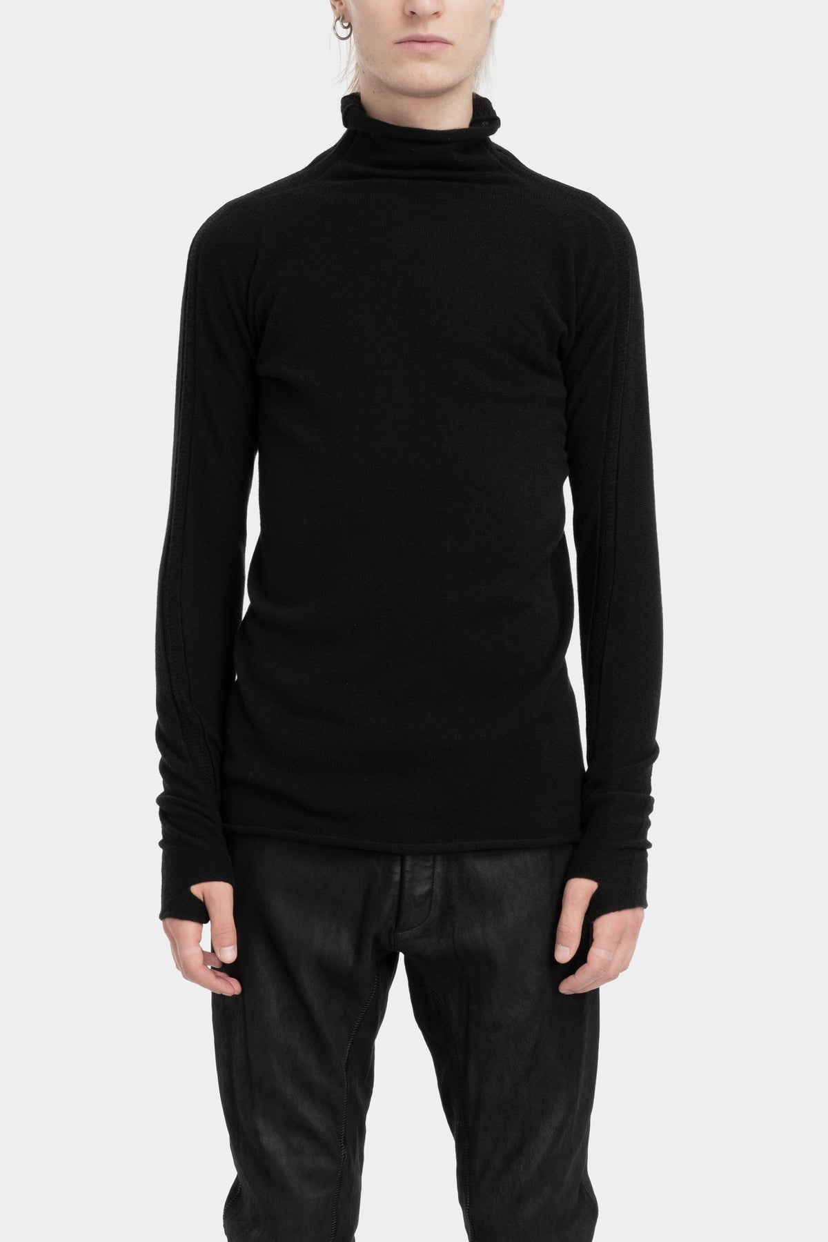 Isaac Sellam | FW25 - High neck knit pullover, PRETENTIEUX