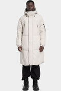 JG1 by Justin Gall | Long Hooded down parka, Bone JG1_AW25-02