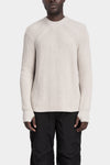 JG1 by Justin Gall | AW25 - Cotton knit pullover, Bone JG1_AW25-16
