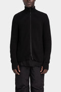 JG1 by Justin Gall | AW25 - Cotton knit zip up cardigan, JG1_AW25-17