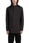 JOE CHIA | SS26 - Arc mandarin collar shirt, SH2603