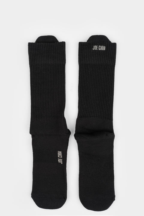 Joe Chia | AW25 - Cotton socks, Black AC2501B