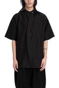 Joe Chia | SS26 - Arc mandarin collar short sleeve shirt, SH2605B