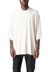 Julius_7 | AW26 - Oversized modal jersey T-shirt, Off White 957CUM19