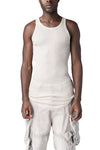 Julius_7 | AW26 - Ribbed long tank top, Plaster 957CUM7