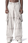 Julius_7 | AW26 - Wide cargo trousers, Plaster 957PAM16-PL