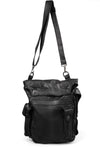 Julius_7 | SS26 - Coated Denim Gas Mask Bag, 937BGU1-C