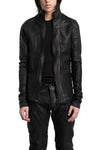 Julius_7 | SS26 - Coated Cotton Zip Hooded Sweater, 937CUM2-C