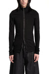 Julius_7 | SS26 - Cotton Zip Hooded Sweater, 937CUM2