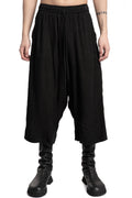 Julius_7 | SS26 - Wide Cropped Jacquard Culotte Trousers, 937PAM13