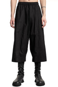 Julius_7 | SS26 - Wide Cropped Typewriter Cloth Pants, 937PAM23
