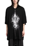 Julius_7 | SS26 - Oversized Print T-Shirt, Black 937CPM1