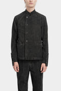 La Haine Inside Us | AW25 - Cold dyed velvet cotton blazer - M1116