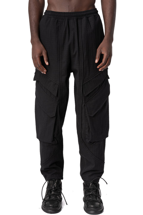 La Haine Inside Us | AW26 - Textured cotton cargo trousers, M1363