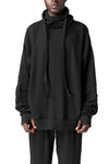 La Haine Inside Us | AW26 - Oversized embossed fleece sweatshirt, Black M1339