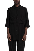La Haine Inside Us | SS26 - Oversized Short Sleeve Cargo Pocket Shirt, M1237