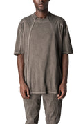 La Haine Inside Us | AW26 - Oversized cotton T-shirt, Mud M1295