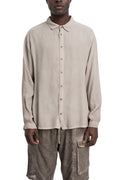 La Haine Inside Us | SS26 - Cold dyed viscose shirt, Sand M1224