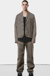 Thom Krom | SS25 - Crushed cotton blazer, Rock