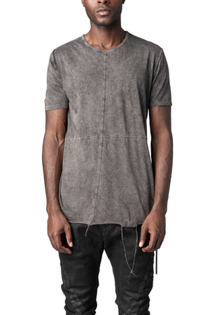 MD75 | AW26 - Panelled crew neck cotton t-shirt, Antra Wash MD13150
