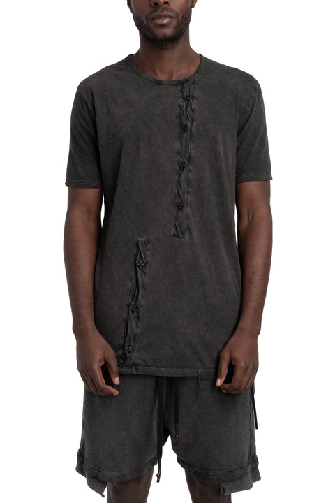 MD75 | SS26 - Lightweight Cotton Scar Stitch T-Shirt, Antra Wash MD13251