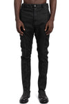 MD75 | SS26 - Linen stretch trousers, Black wash MD13276L
