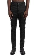 MD75 | SS26 - Linen stretch trousers, Black wash MD13276L