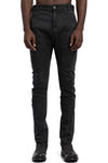 MD75 | SS26 - Woven Stretch Cotton Pants, Black Wash MD13277S