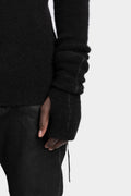 MD75 | AW25 - Fingerless cashmere knit gloves, MD12140