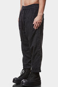 Linen blend cropped pants